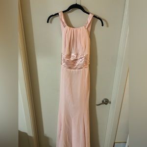 David’s bridal blush bridesmaid or maid of honor dress